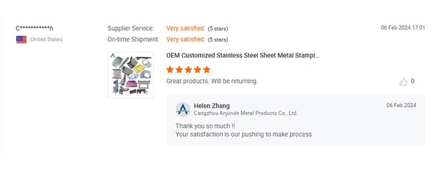 cangzhou anjunde metal product co.,ltd.