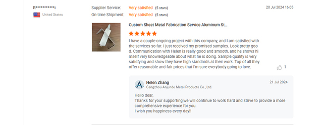 cangzhou anjunde metal product co.,ltd.